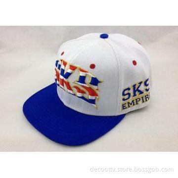 Customized Embroidered Baseball Caps Snapback Cotton Sport